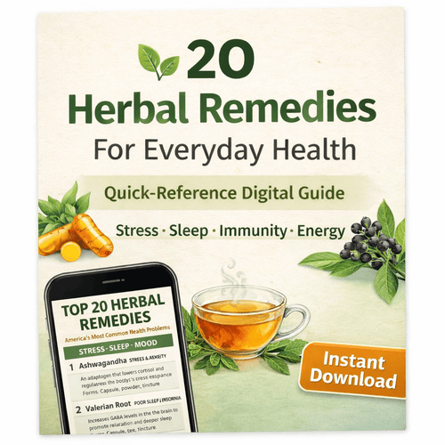 20 Herbal Remedies for Everyday Health (Digital Guide)