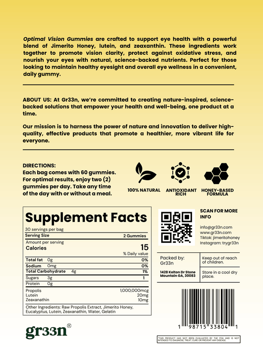 Jimerito Honey Gummies - Gr33n